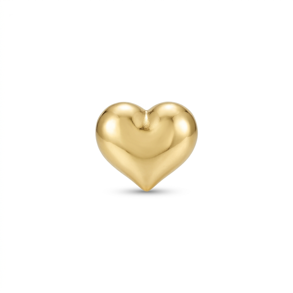 TOP ESTÁNDAR CORAZÓN VOLUMEN LISO ORO 730 AMARILLO