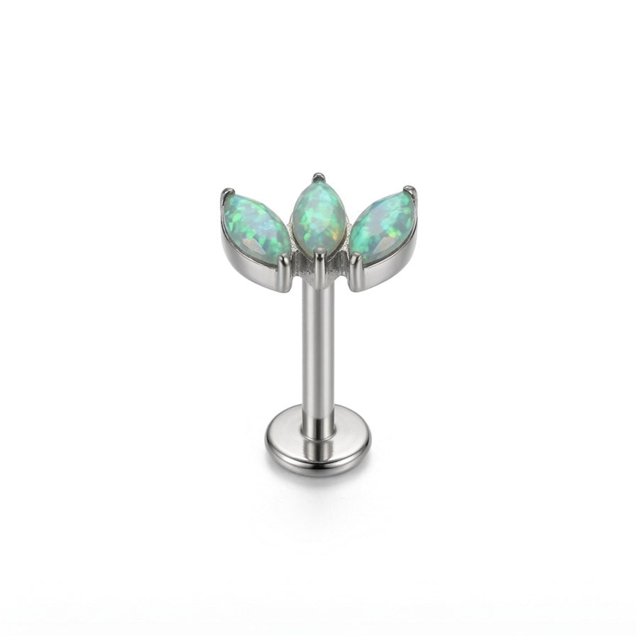 LABRET ZAG TITANIO BLANCO CIRCÓN