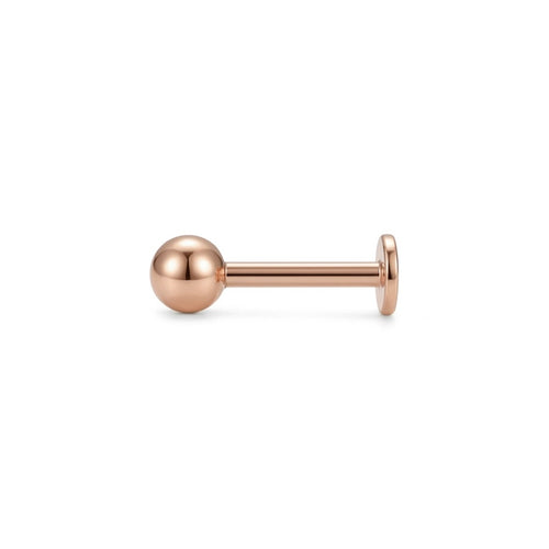 LABRET ESFERA LISA TITANIO ROSA