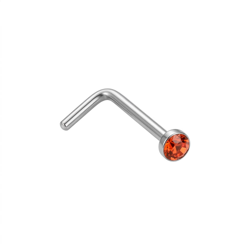 DOT TERMINAL L, CAJA REDONDA ACERO BLANCO CIRCÓN ROJO