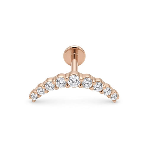 LABRET HELIX AZUCAR 9 TITANIO ROSA CIRCÓN