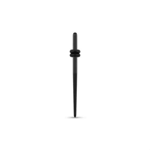 EXPANSORES TÚNELES CORAZÓN PLASTICO NEGRO