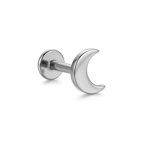 LABRET LUNA TITANIO BLANCO