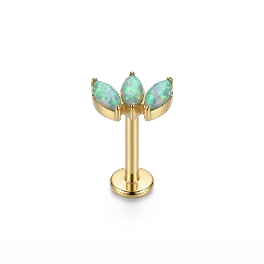 LABRET ZAG TITANIO AMARILLO CIRCÓN