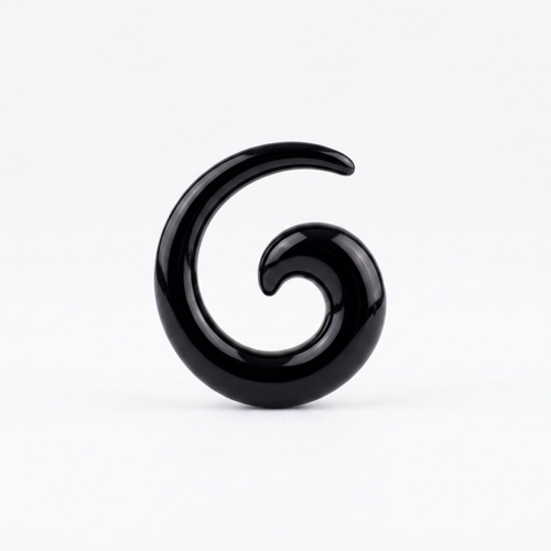 EXPANSORES TAPER ESPIRAL PLASTICO NEGRO