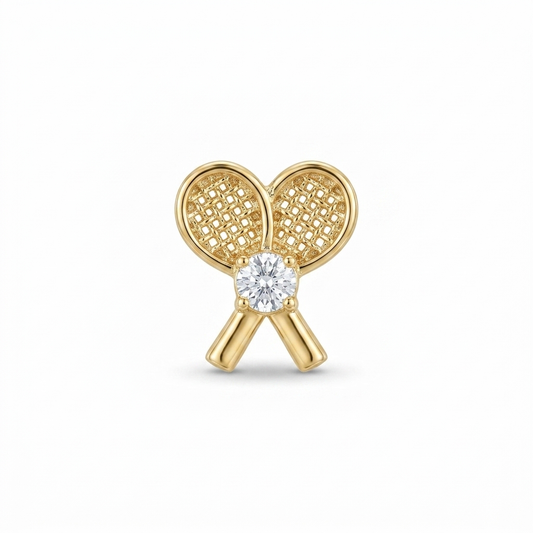 TOP ESTÁNDAR RAQUETA ORO 730 AMARILLO CIRCÓN BLANCO