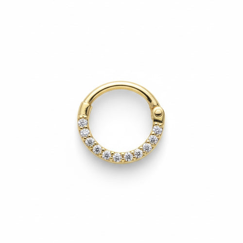 LUP CLICKER INVISIBLE RIEL LATERAL ORO 730 AMARILLO CIRCÓN BLANCO