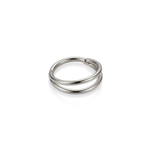 LUP CLICKER INVISIBLE ARO DOBLE TITANIO BLANCO