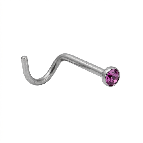 DOT TERMINAL CURVO, CAJA REDONDA ACERO BLANCO CIRCÓN ROSA