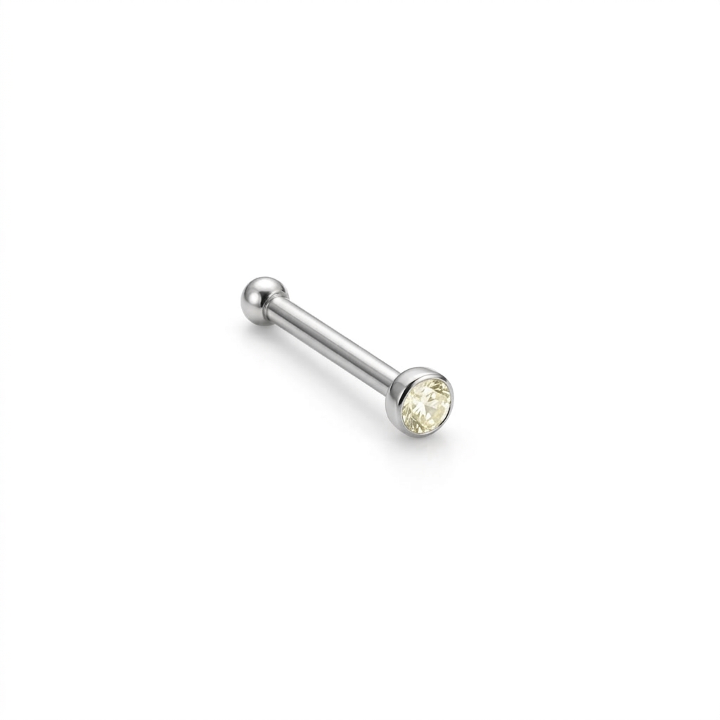 DOT TERMINAL INVISIBLE, CAJA REDONDA ACERO BLANCO CIRCÓN AMARILLO