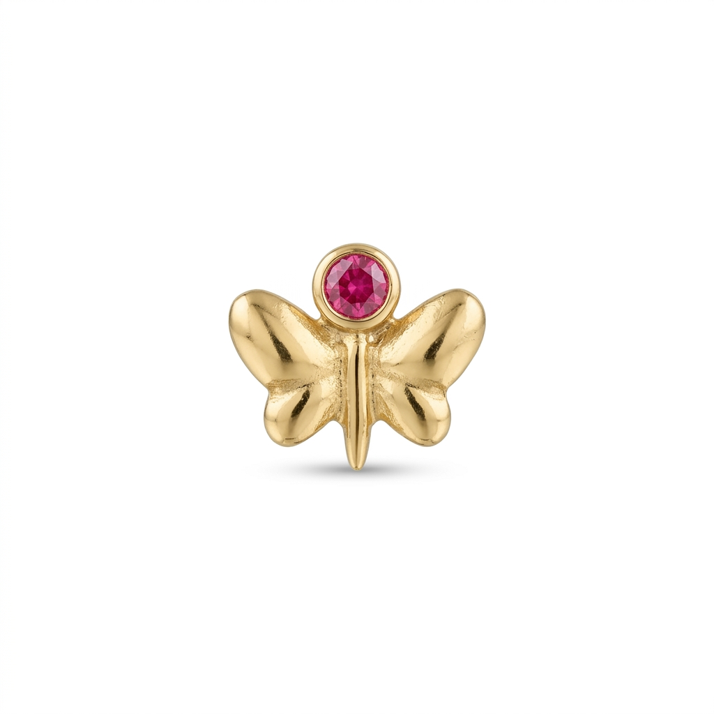 TOP ESTÁNDAR MARIPOSA ORO 730 AMARILLO CIRCÓN ROJO