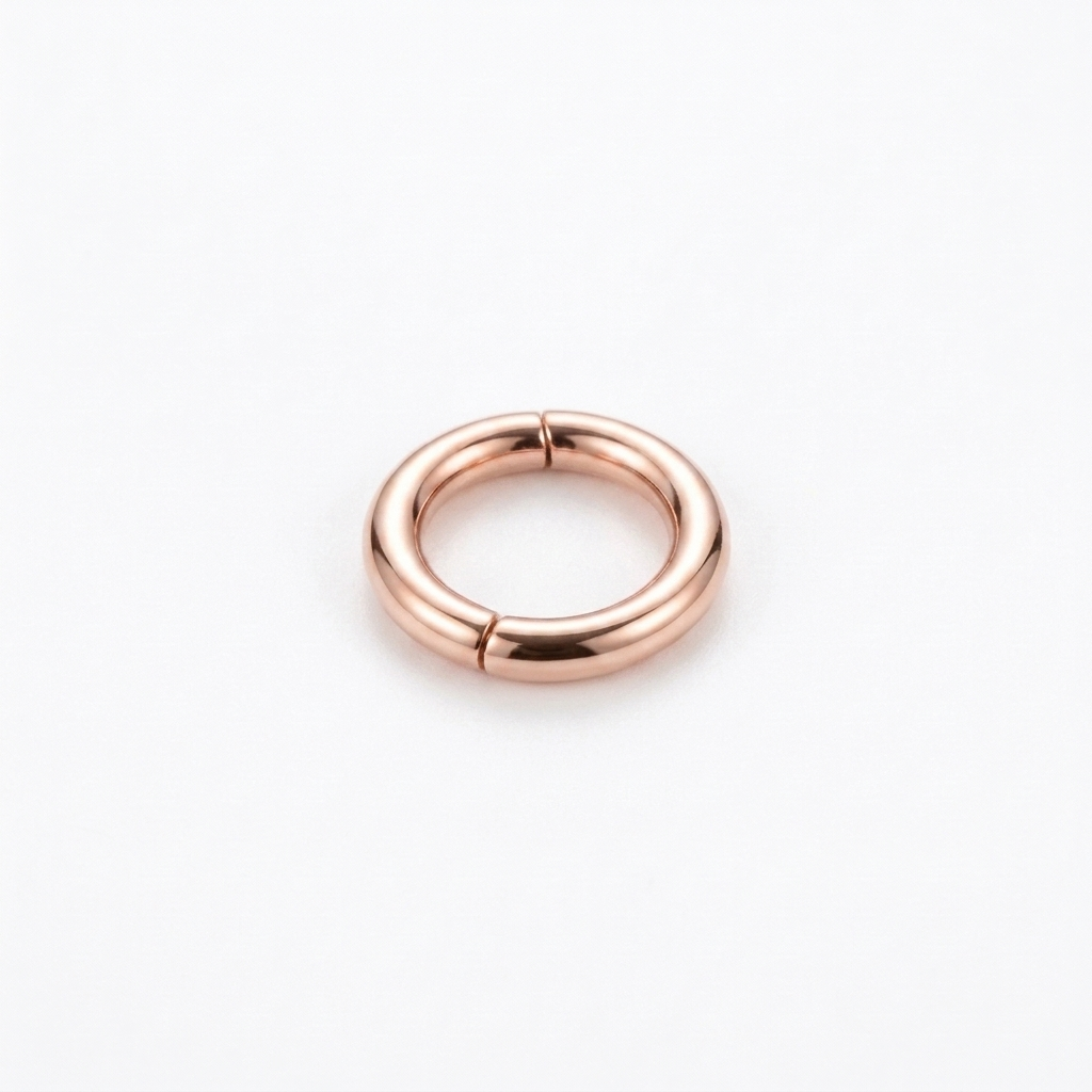 LUP CLICKER INVISIBLE LISO TITANIO ROSA