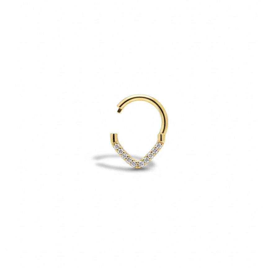 LUP CLICKER INVISIBLE FORMA V ORO 750 AMARILLO
