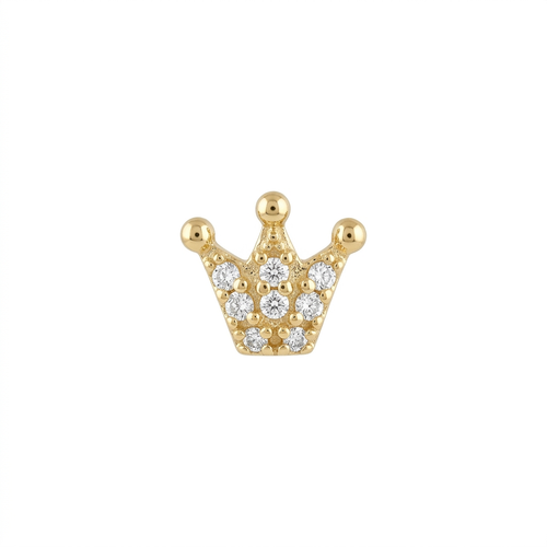 TOP ESTÁNDAR CORONA ENGASTE UÑAS ORO 730 AMARILLO CIRCÓN BLANCO