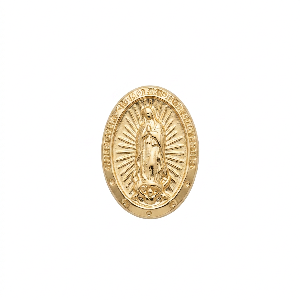 TOP ESTÁNDAR VIRGEN DE GUADALUPE ORO 730 AMARILLO