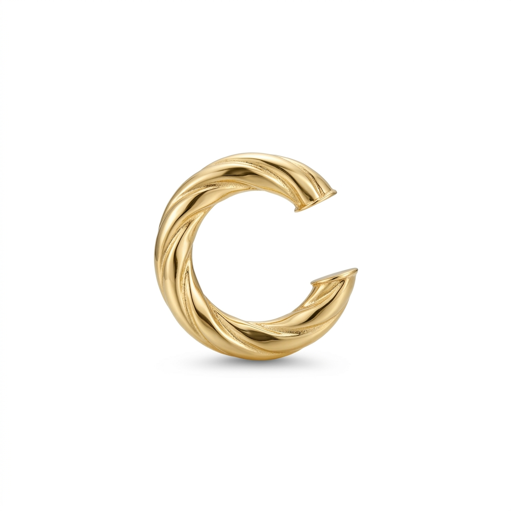 EARCUFF MELCOCHA ORO 730 AMARILLO