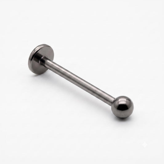 LABRET ESFERA LISA TITANIO BLANCO