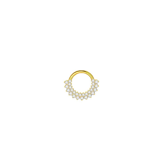 LUP CLICKER INVISIBLE RIEL AZUCAR  TITANIO AMARILLO CIRCÓN BLANCO