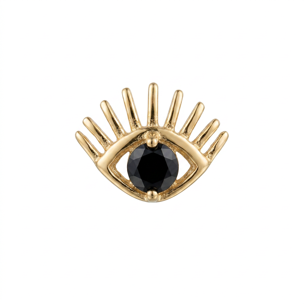 TOP ESTÁNDAR OJO TURCO ORO 730 AMARILLO CIRCÓN AZUL