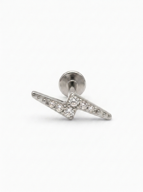 LABRET RAYO TITANIO BLANCO CIRCÓN