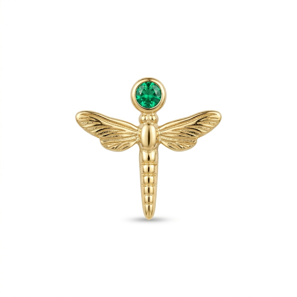 TOP ESTÁNDAR LIBELULA ORO 730 AMARILLO CIRCÓN VERDE