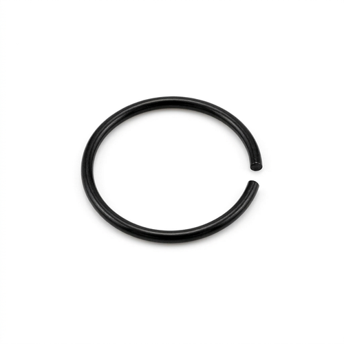 DOT ARO NARIZ, LISO ACERO NEGRO