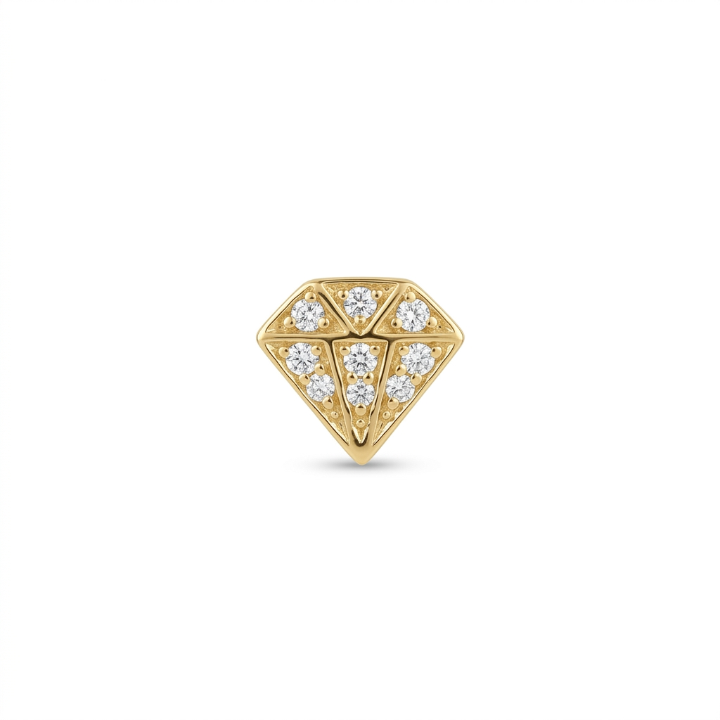 TOP ESTÁNDAR DIAMANTE ORO 730 AMARILLO CIRCÓN BLANCO
