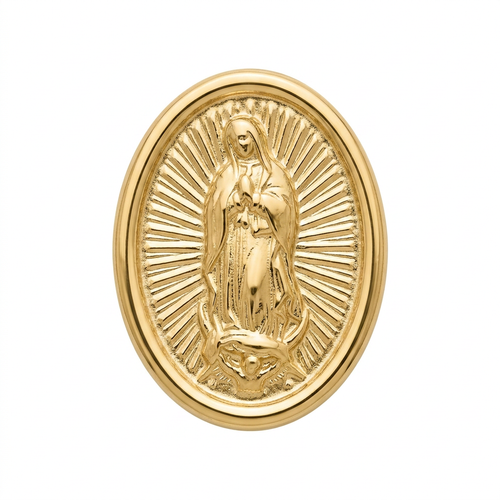 TOP ESTÁNDAR VIRGEN DE GUADALUPE ORO 730 AMARILLO