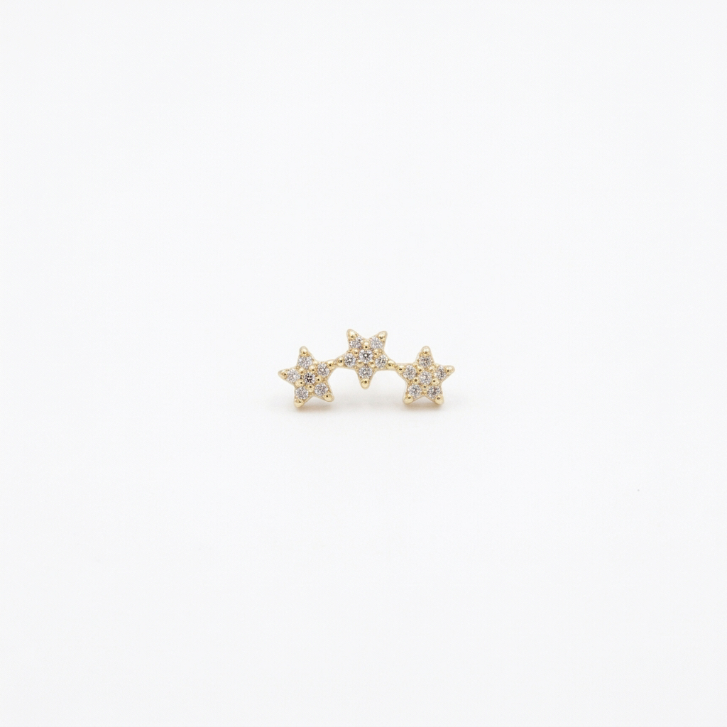 TOP ESTÁNDAR HELIX TRIPLE ESTRELLA ORO 730 AMARILLO CIRCÓN BLANCO