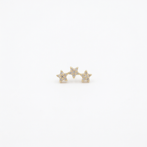 TOP ESTÁNDAR HELIX TRIPLE ESTRELLA ORO 730 AMARILLO CIRCÓN BLANCO