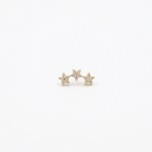 TOP ESTÁNDAR HELIX TRIPLE ESTRELLA ORO 730 AMARILLO CIRCÓN BLANCO