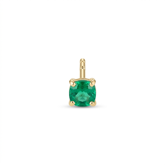TOP ESTÁNDAR SOLITARIO UÑAS REDONDA ORO 730 AMARILLO CIRCÓN VERDE