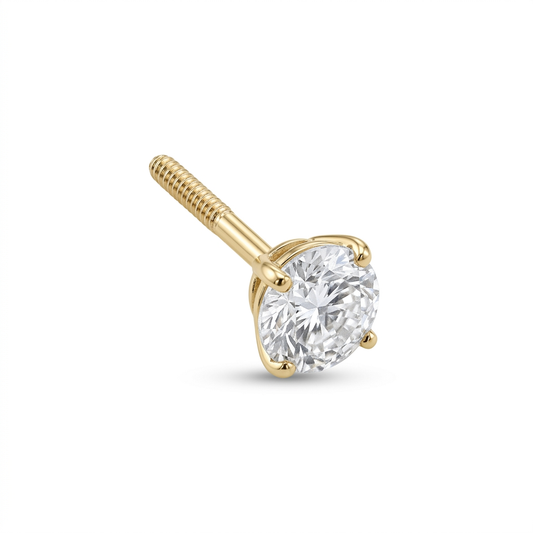TOP ESTÁNDAR SOLITARIO UÑAS REDONDA ORO 730 AMARILLO CIRCÓN BLANCO