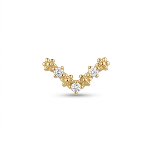 TOP ESTÁNDAR HELIX FIGURA RIEL ORO 730 AMARILLO CIRCÓN BLANCO