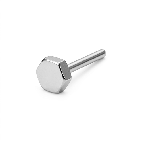DOT TERMINAL INVISIBLE, HEXAGONAL ACERO BLANCO