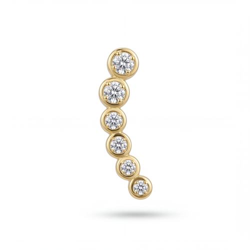 PINZA ORUGA ORO 730 AMARILLO CIRCÓN BLANCO