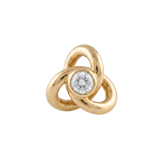TOP ESTÁNDAR MOÑO ORO 730 AMARILLO CIRCÓN BLANCO