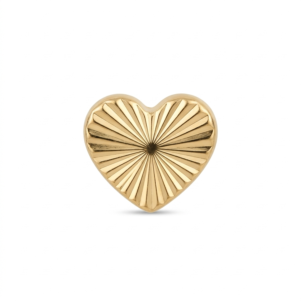 TOP ESTÁNDAR CORAZÓN DIAMANTADO ORO 730 AMARILLO