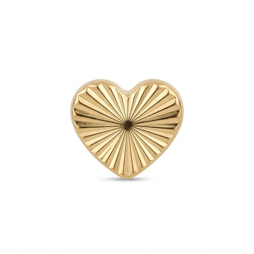 TOP ESTÁNDAR CORAZÓN DIAMANTADO ORO 730 AMARILLO