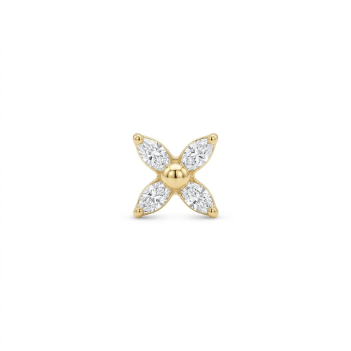 TOP ESTÁNDAR FLOR COLGANTE ORO 730 AMARILLO CIRCÓN BLANCO