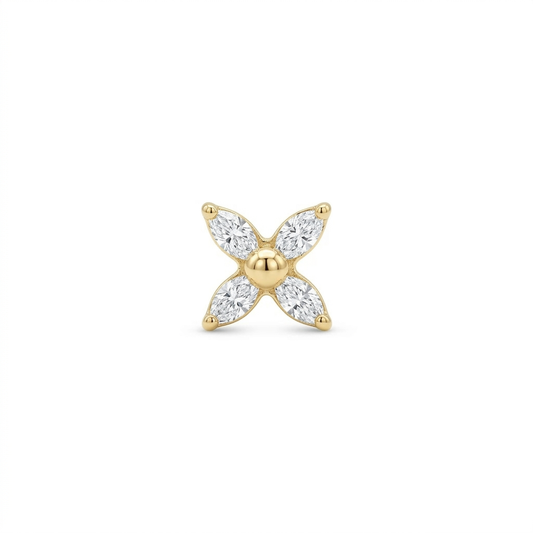 TOP ESTÁNDAR FLOR COLGANTE ORO 730 AMARILLO CIRCÓN BLANCO