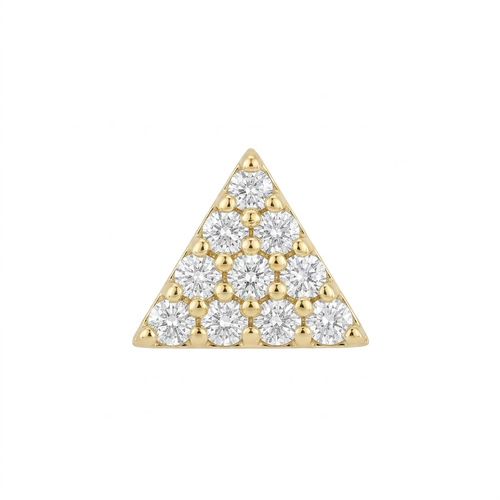 TOP ESTÁNDAR TRIANGULO ORO 730 AMARILLO CIRCÓN BLANCO