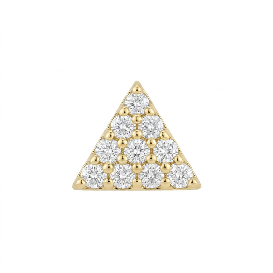 TOP ESTÁNDAR TRIANGULO ORO 730 AMARILLO CIRCÓN BLANCO
