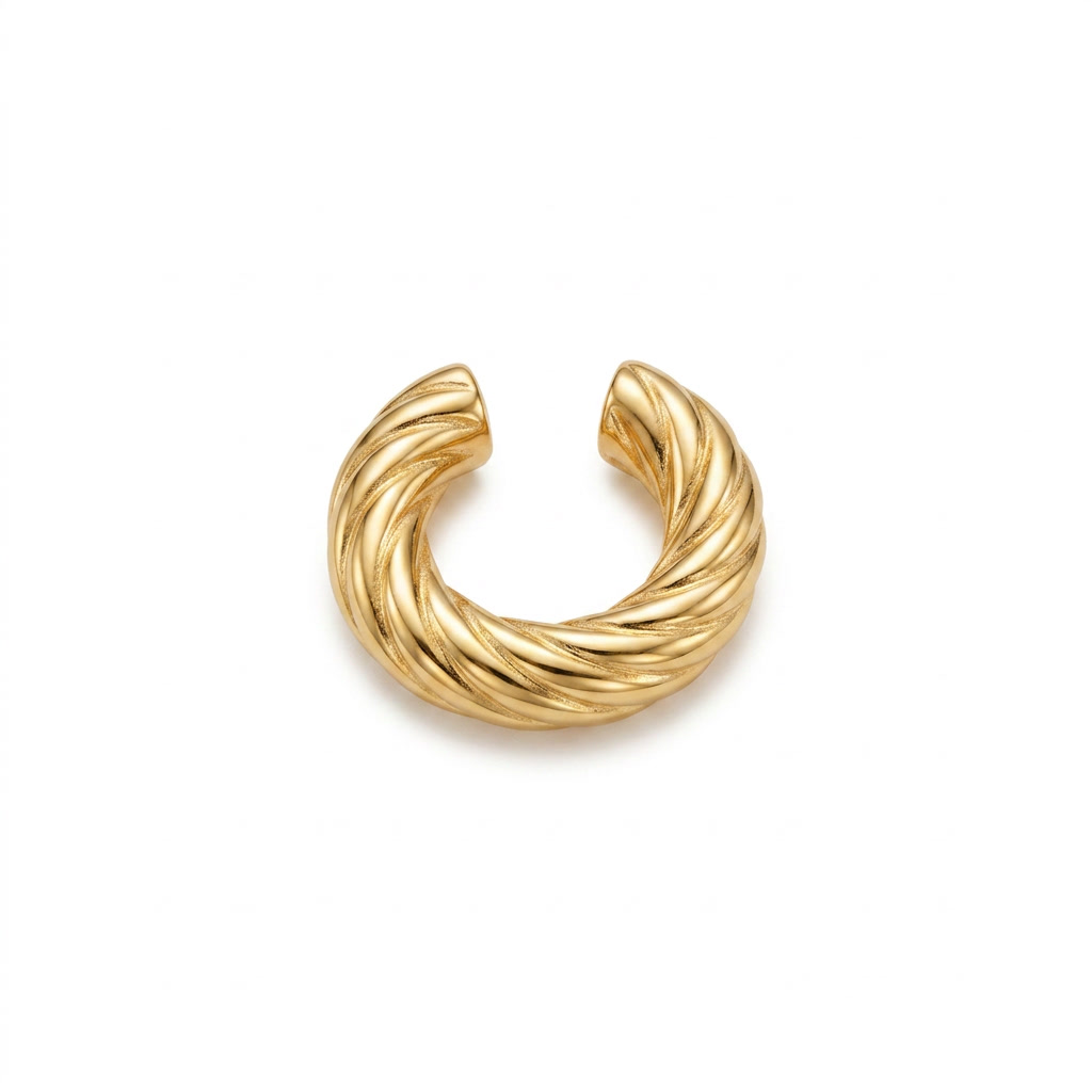 EARCUFF MELCOCHA ORO 730 AMARILLO