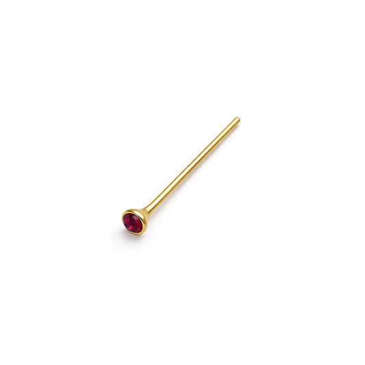 TOP EXTA LARGO SOLITARIO CAJA REDONDA ORO 730 AMARILLO CIRCÓN ROSA