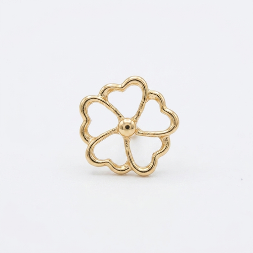 TOP ESTÁNDAR FLOR CONTORNO LISO ORO 730 AMARILLO
