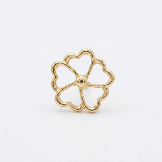 TOP ESTÁNDAR FLOR CONTORNO LISO ORO 730 AMARILLO