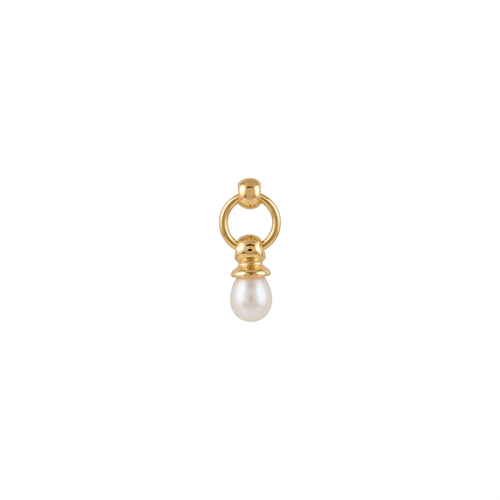 TOP ESTÁNDAR PERLA COLGANTE ORO 730 AMARILLO PERLA BLANCO
