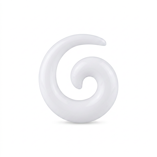 EXPANSORES TAPER ESPIRAL PLASTICO BLANCO