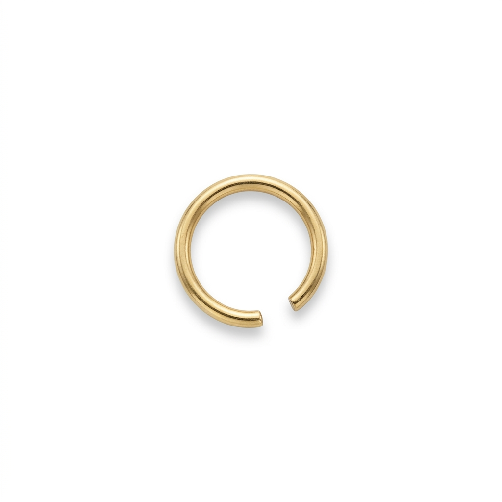 DOT ARO NARIZ, LISO ORO 730 AMARILLO
